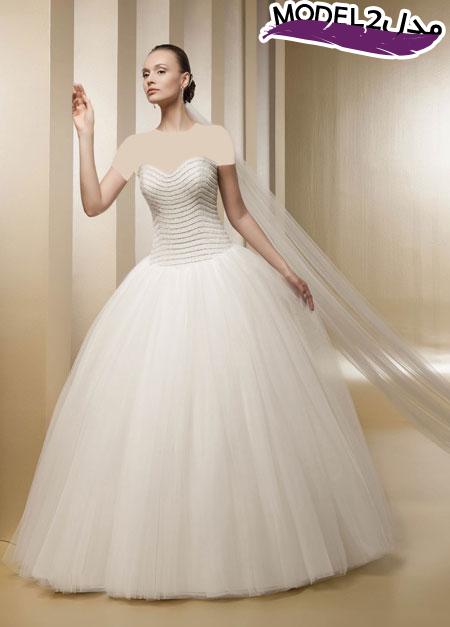 مدل لباس عروس پرنسسی اروپایی 2016