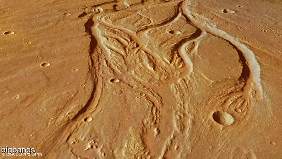 شکل گیری رودخانه‌ها در مریخ چگونه بود؟