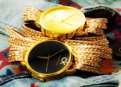 خريد ساعت مچي طلايي دستبندي