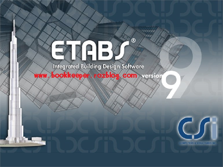 نسخه قابل حمل و بدون نیاز به نصب CSI ETABS 9.7 Portable