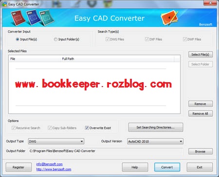 نرم افزار تبدیل ورژن های مختلف اتوکد به یکدیگر با Easy Cad Convertor