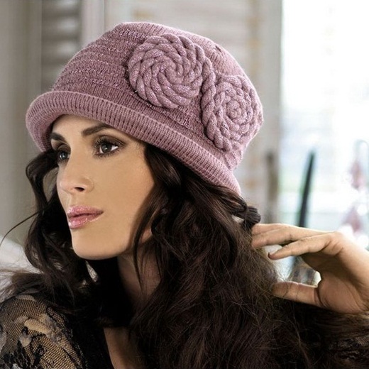 مدل کلاه بافتنی زنانه با طرح های متنوع