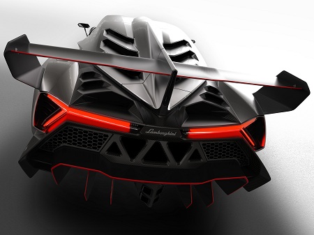 عکس HD از Lamborghini Veneno Back