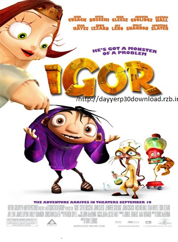 دانلود دوبله فارسی انیمیشن ایگور IGOR 2008