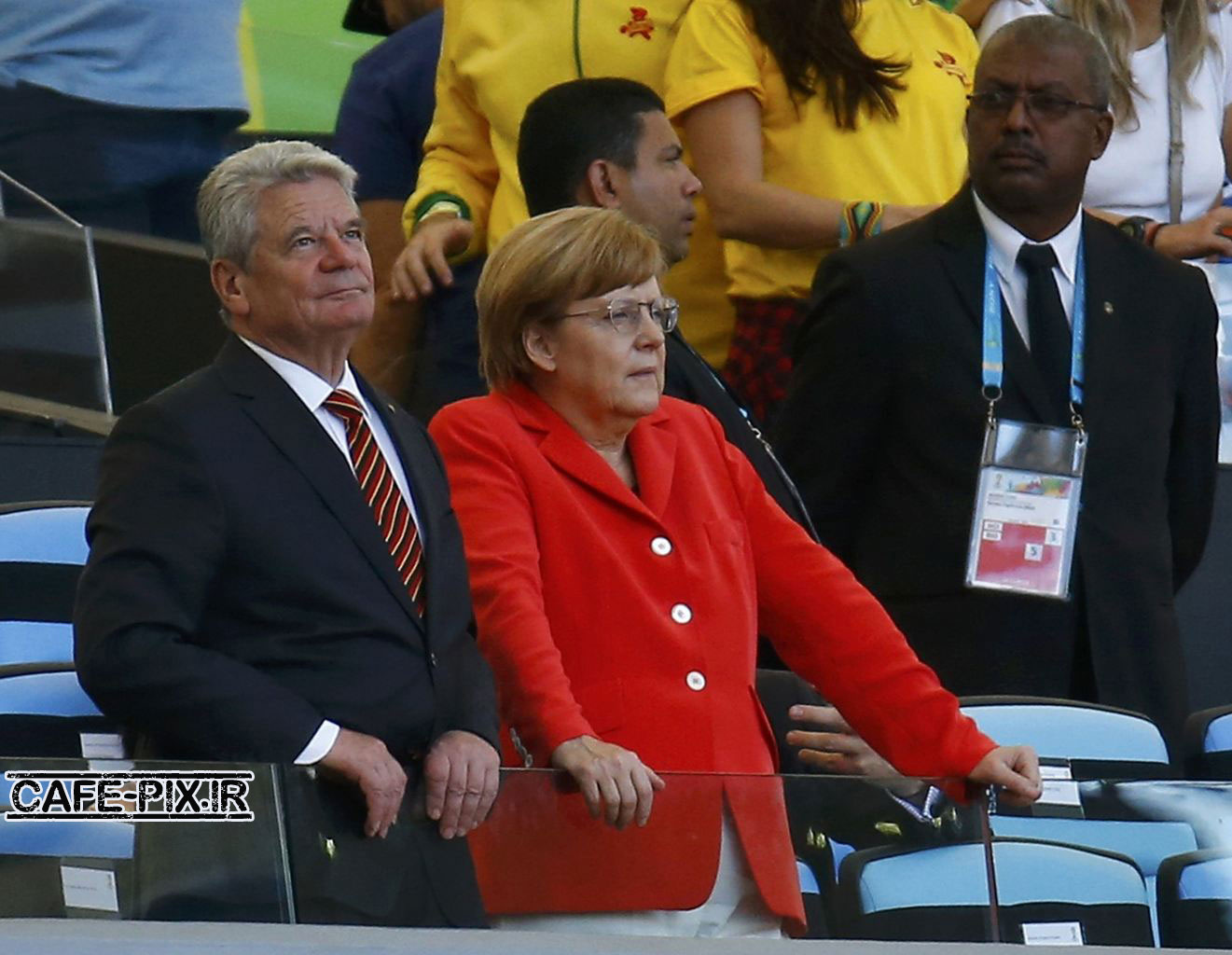 argentina-v-germany-2014_Angela-Merkel عکس صدر اعظم آلمان در فینال جام جهانی 2014