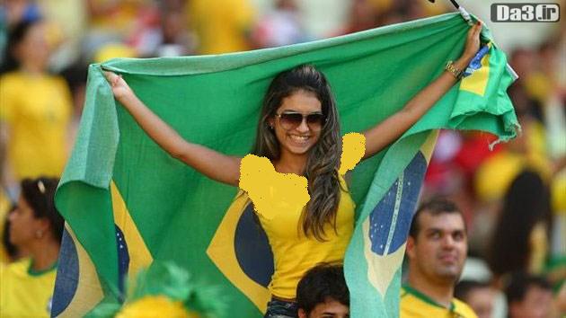 عکس های دیدنی از حضور زنان در جام جهانی برزیل  2014 | (سری 2)