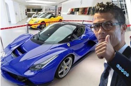 عکس جدیدترین و البته گرانترین خودروی کریستیانو رونالدو