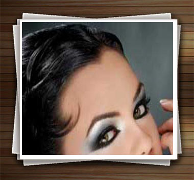 آموزش تصویری آرایش مدل چشم زنانه