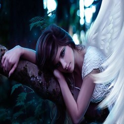 دختری با بالهای فرشته