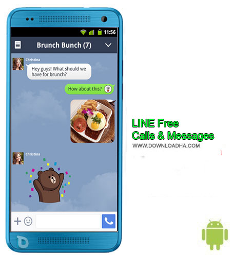 نرم افزار مسنجر محبوب لاین LINE Free Calls & Messages 5.0.1 – اندروید