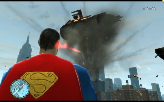 اسکریپت سوپرمن برای GTA IV