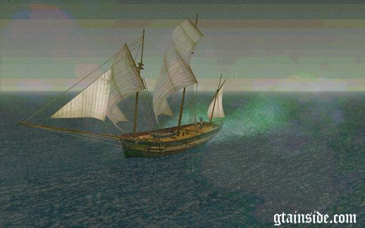 قایق بادبانی برای Gta5