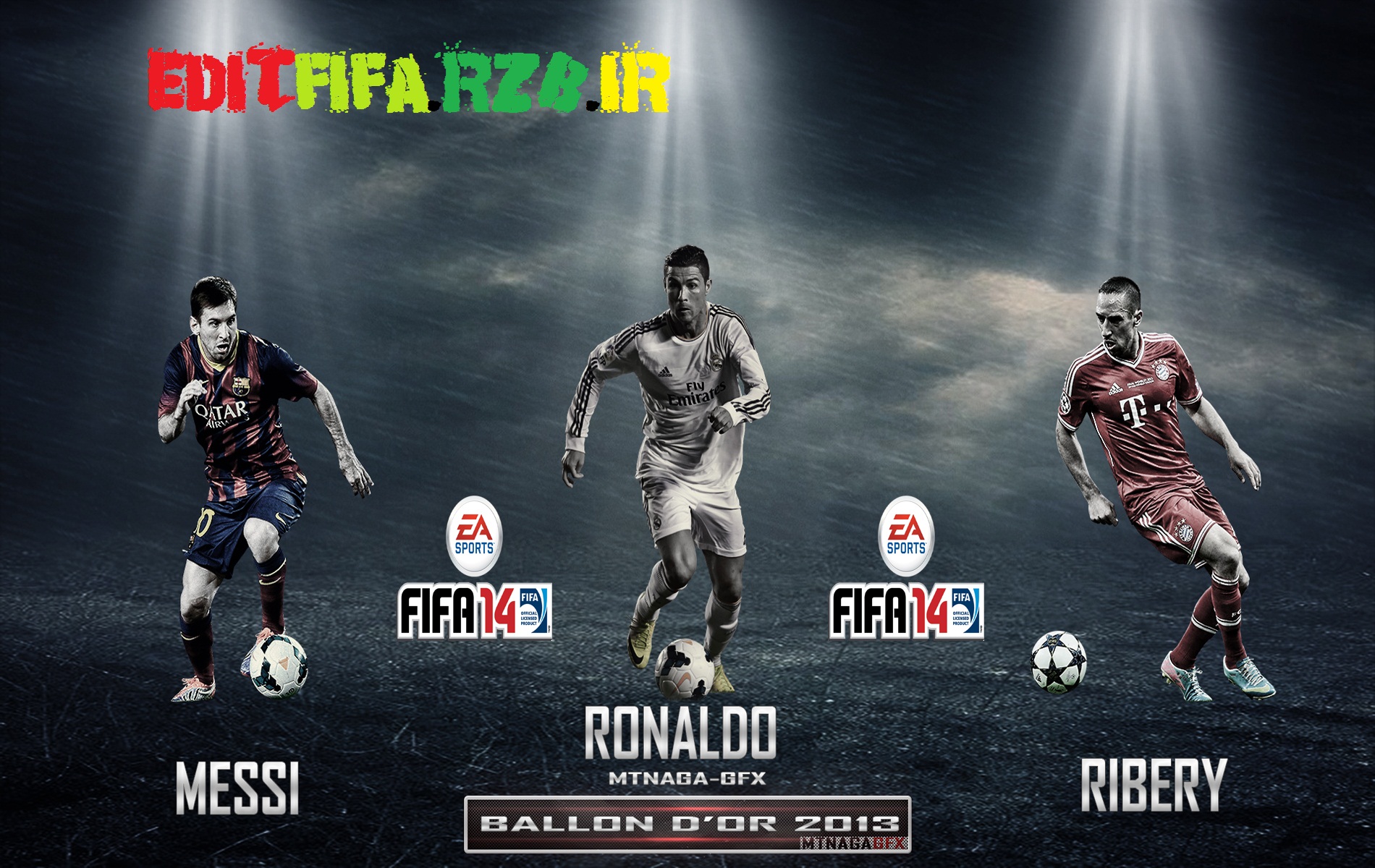 اسپلش سه بازیکن برتر جهان برای FIFA 14