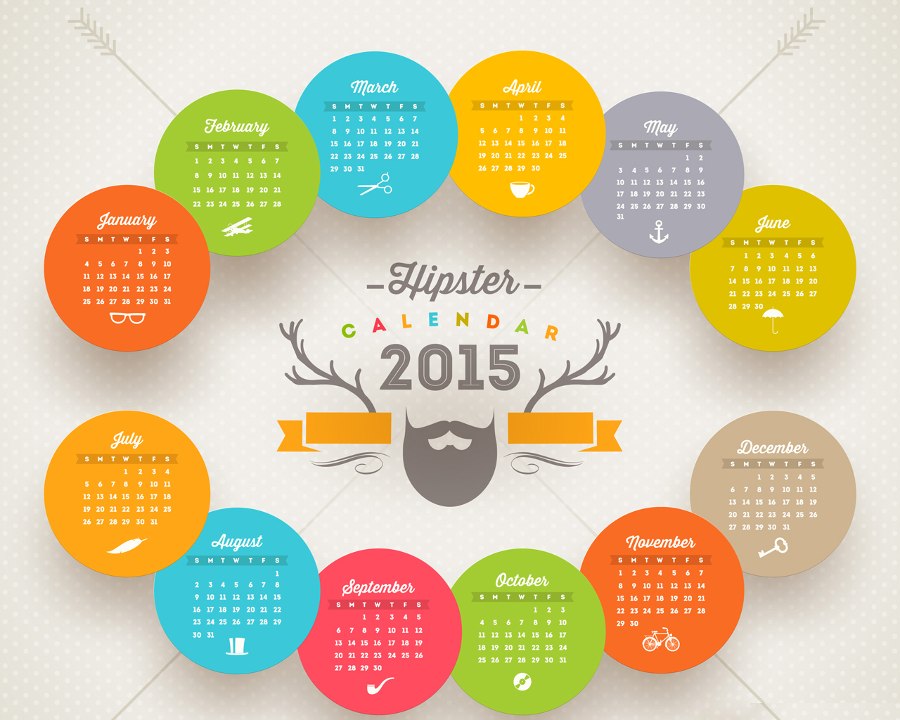 3 تقویم زیبای سال 2015 