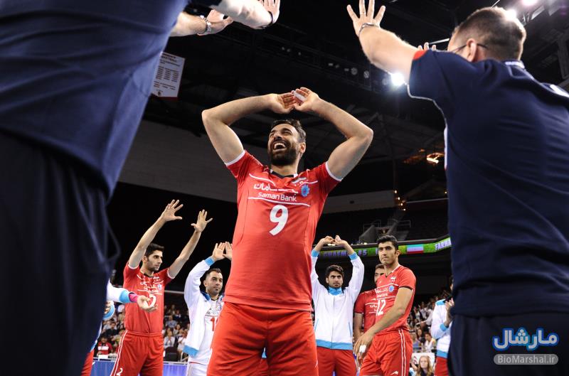 عکس های مسابقه والیبال ایران و آمریکا