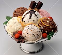 انواع تزیین بستنی,بستنی,تزئین بستنی