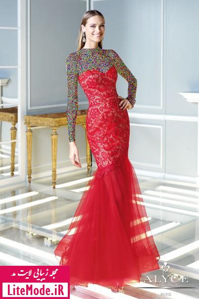 مدل لباس,مدل لباس مجلسی قرمز,مدل لباس مجلسی قرمز رنگ