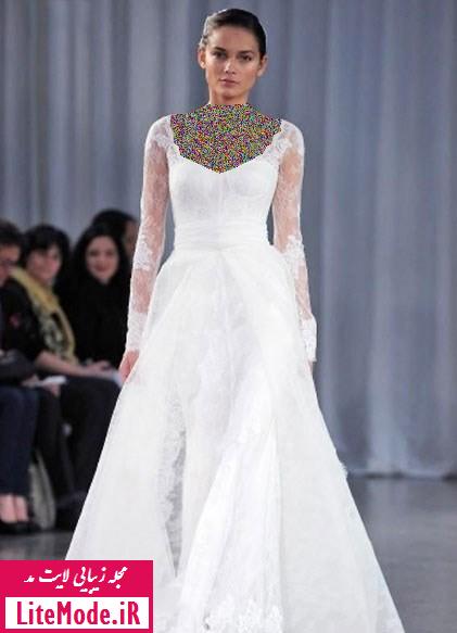 لباس عروس ,مدل لباس عروس پوشیده,لباس عروس پوشیده