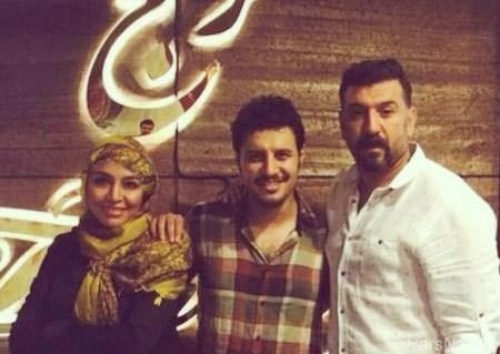 افتتاح رستوران ترنج جواد عزتی و همسرش + عکس
