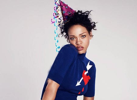عکس جدید Rihanna روی مجله Elle