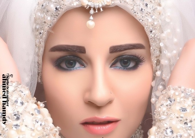 مدل آرایش و لباس عروس محجبه و اسلامی