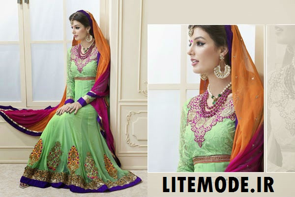 مدل جدید لباس هندی فوق العاده زیبا2013