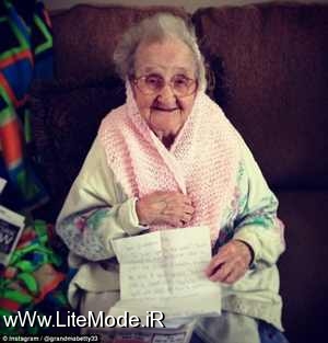 مادربزرگی که فعال ترین چهره های اینستاگرام شناخته شد + عکس