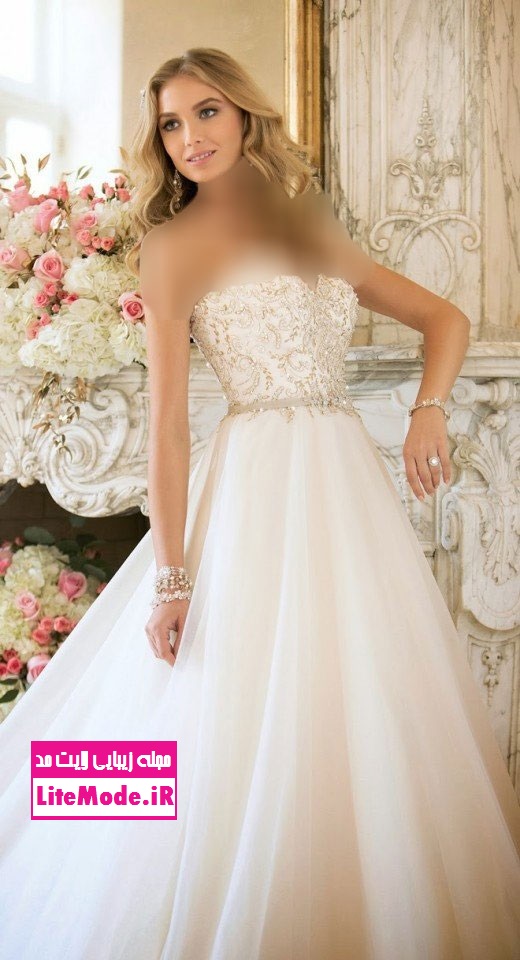 گالری زیباترین تصاویر لباس عروس ۲۰۱۴,مدل لباس عروس جدید