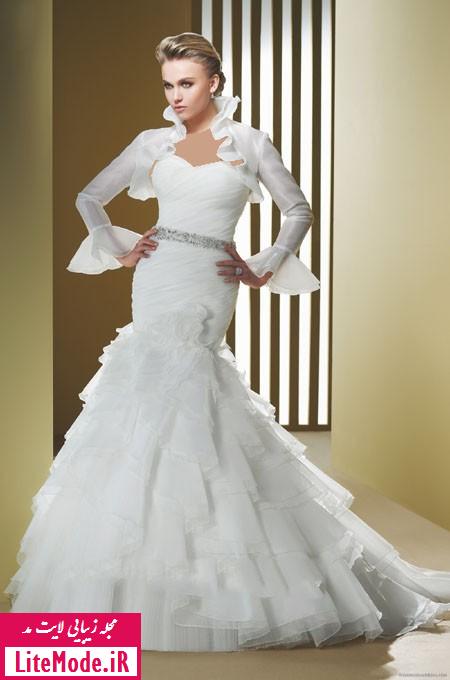 لباس عروس دانتل جدید,مدل لباس عروس پرنسسی