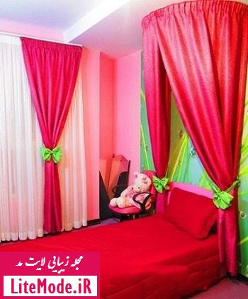 گالری پرده اتاق کودک,دکوراسیون پرده اتاق کودک