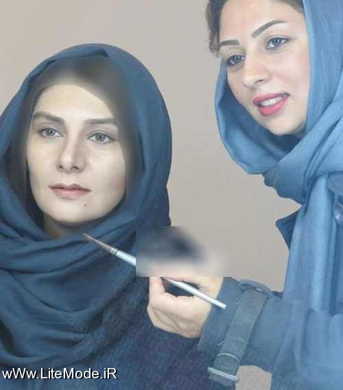 تصاویر جدید بازیگران ایرانی در حال گریم,تصاویر جدید بازیگران ایرانی