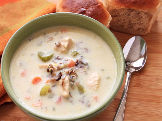سوپ فلفل خامه ای مقوی و گرم