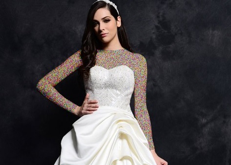 مدل جدید لباس عروس شیک سال 2015