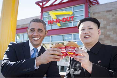 عکس های دیدنی از بدل رهبر کره شمالی و اوباما