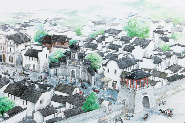 شی چنگ، شهر باستانی و مغروق چین