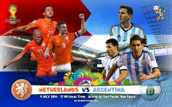دیدار نیمه نهایی آرژانتین و هلند