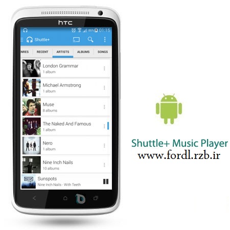 نرم افزار پخش کننده موزیک Shuttle+ Music Player Pro v1.3.17 – اندروید