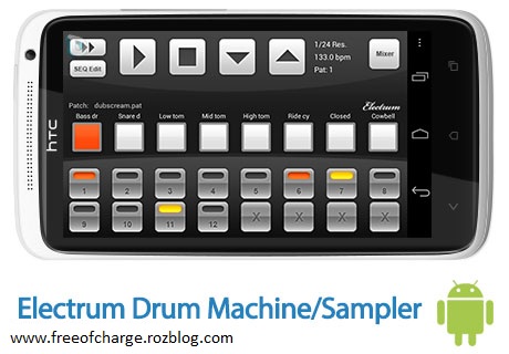 ساخت موزیک با کمک Electrum Drum Machine/Sampler 4.7.6 – اندروید
