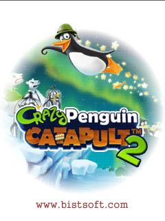دانلود بازی جذاب پنگوئن دیوانه با فرمت جاوا Crazy Penguin Catapult