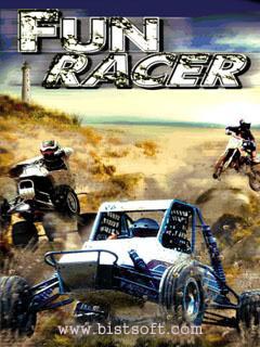 دانلود 3 بعدی بازی مسابقه جالب برای موبایل با فرمت جاوا Fun Racer 3D