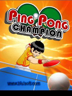 دانلود بازی مسابقات پینگ پونگ برای موبایل با فرمت جاوا Ping Pong Champion
