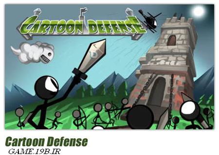 دانلود بازی اکشن کم حجم اندروید Cartoon Defense