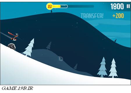 دانلود بازی اسکی سواری با فرمت اندروید - Ski Safari 1.0