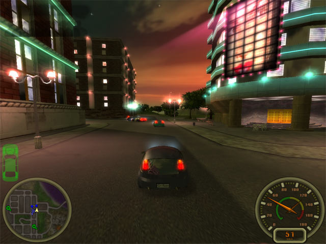 دانلود بازی مسابقه اتومبیل رانی شهری برای کامپیوتر  City Racing