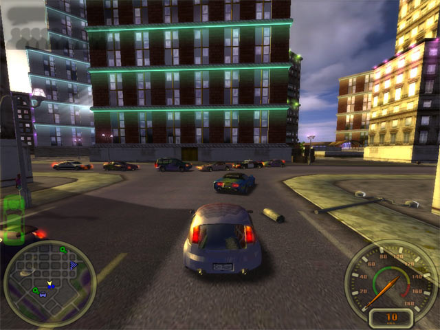 دانلود بازی مسابقه اتومبیل رانی شهری برای کامپیوتر  City Racing