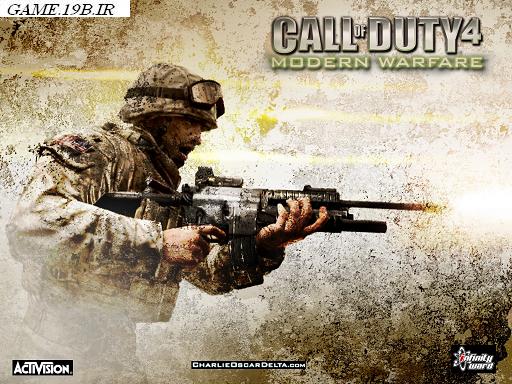 دانلود بازی Call of Duty 4 : Modern Warfare در پارت های کم حجم