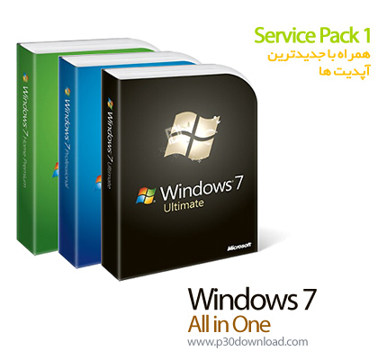 دانلود Windows 7 AIO 52in2 SP1 x86/x64 Pre-Activated Integrated August 2014 - بسته کامل ویندوز 7 به همراه جدیدترین آپدیت‌ها