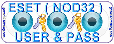 ESET (NOD32) Username Password 2013/07/15 | یوزر و پسورد رایگان و  امروز نود 32 1392/04/24