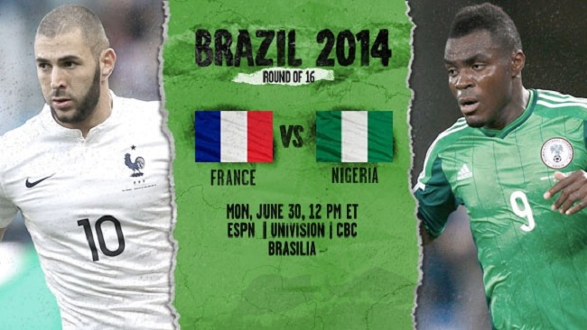  بازی نیجریه و فرانسه 