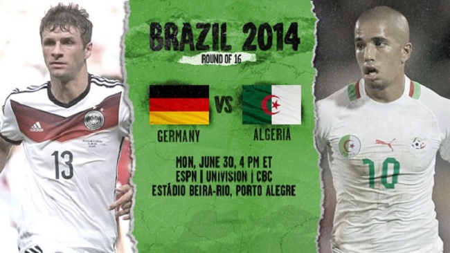  بازی آلمان و الجزایر 